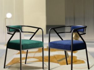 طقم طاولة طعام وكراسي فاخرة من الحديد المطاوع من Nordic Iron Art – أناقة عصرية لأي مساحة