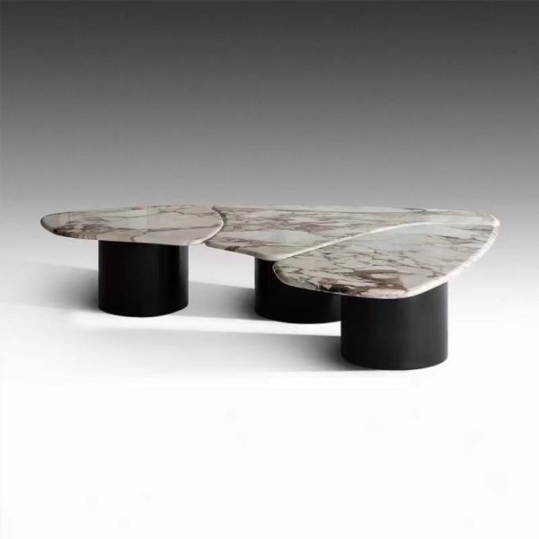 Light Luxury Minimalist Mall Combination Coffee Table - Italian Designer High-End Modern Living Room Alien Tea Table