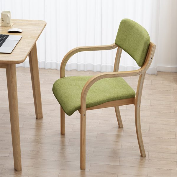 Solid Wood Modern Minimalist Chair – Versatile and Stylish for Dining, Office, or Casual Use