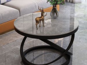 Luxurious Living Room Sofa and Tea Table Combination - Elegant and Functional Furniture Set