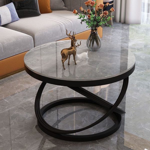 Luxurious Living Room Sofa and Tea Table Combination - Elegant and Functional Furniture Set