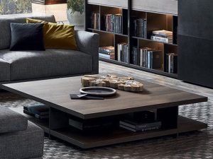 Modern Minimalist Nordic Square Coffee Table – Elegant & Functional