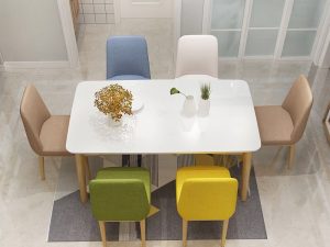 Nordic Solid Wood Dining Table and Chair Set – Timeless Elegance for Modern Homes