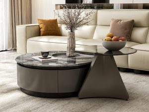 Marble Round Coffee Table – Modern Minimalist & Italian Design