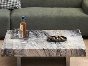 Italian Light Luxury Marble Box Coffee Table – Elegant & Premium Design