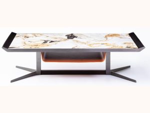 طاولة قهوة روك بليت لغرفة المعيشة – تصميم عصري أنيق