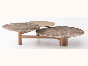 طاولة قهوة رخامية بسيطة من Alien – تصميم فاخر وحديث وخفيف الوزن