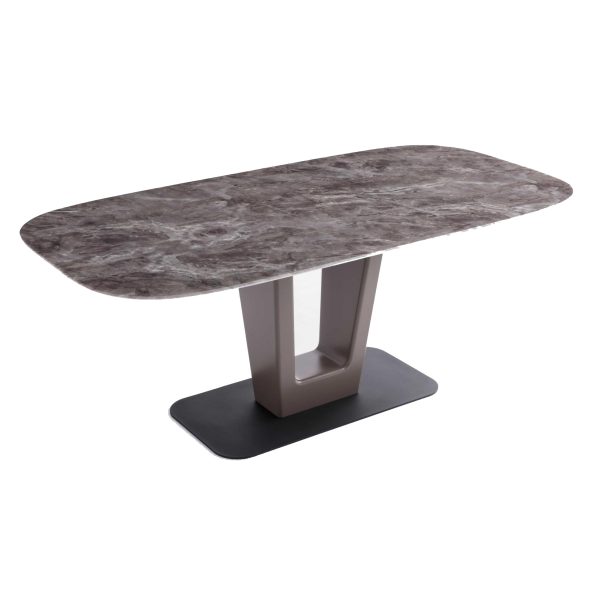 Light Luxury Rock Board Small Round Table