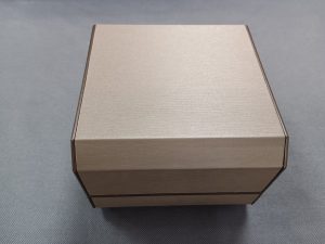 Gold Flat Open Octagonal Bracelet Jewelry Package Box