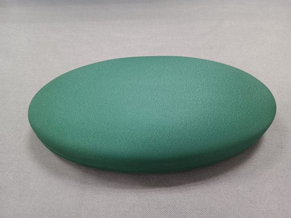 Oval Pearl Jewelry Package Box with Dark Green Leather